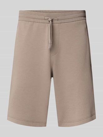 A|X Armani Exchange Sweatshorts mit elastischem Bund in Taupe, Gr&ouml;&szlig;e XL