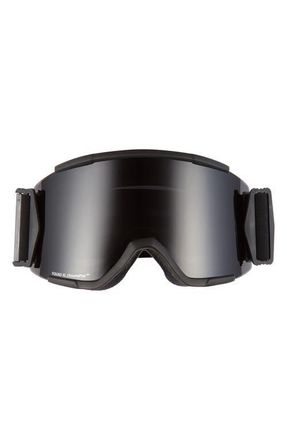 Smith Squad XL 185mm Snow Goggles in Blackout/Sun Black at Nordstrom