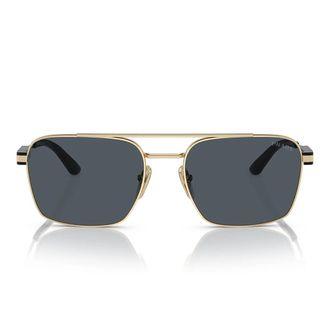 Prada Sunglasses Pr67 Zs Zvn09 T Pale Gold/Dark Gray Unisex