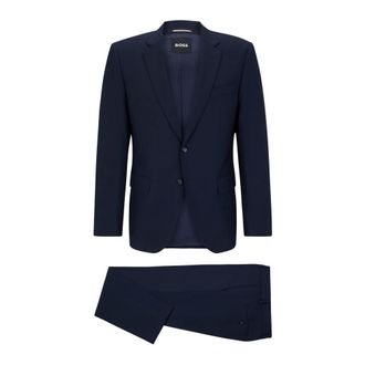 HUGO BOSS Heren, Pakken, Blauw, Maat: XL