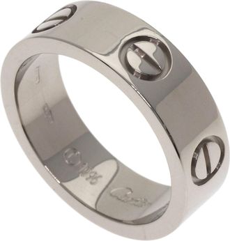 Cartier Love White Gold (18K) Band Ring (Pre-Owned)