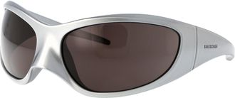 Balenciaga Womens Sunglasses Bb0252s Silver-Grey Acetate Silver-Silver-Grey Silver/silver/grey
