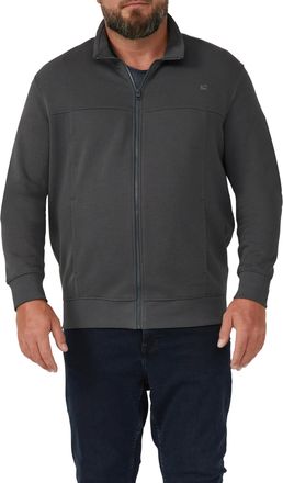 s.Oliver Sweatjacke, Herren, Gr. 4XL, schwarz, Web, Obermaterial: 70% Baumwolle, 30% Polyester, S.OLIVER MEN BIG SIZES, unifarben, regular fit h&uuml;ftbedeckend, R