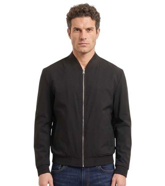 HUGO BOSS Black Band Collar Jacket