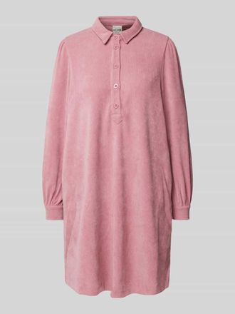 Ichi Cordkleid mit Knopfleiste Modell KATE in Rosa, Gr&ouml;&szlig;e XL