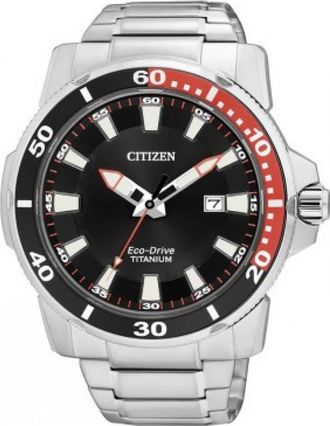 Citizen AW1221-51E Mens Super Titanium Watch - Silver