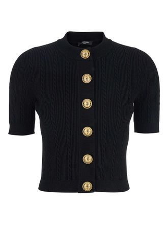 Balmain Womens 4-Pocket Knitted Cardigan