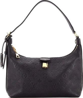 Louis Vuitton Sac Sport NM Handbag Monogram Empreinte Leather hobo bag - women - Calf Leather - One Size - Black