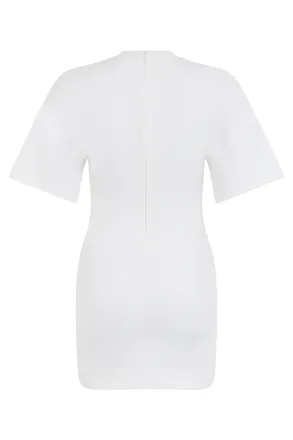 Alexander Wang Cotton-Blend Shift Dress - White