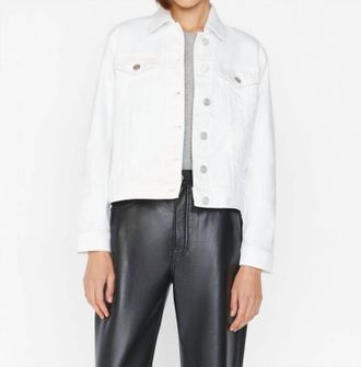 Frame Denim Le Vintage Jacket In Blanc