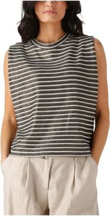 Summum Dames, Tops, Zwart, Maat: XS Linnen