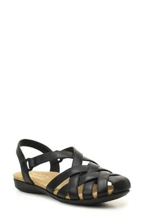 Taryn Rose Woven Slingback Sandal in Black at Nordstrom Rack, Size 6