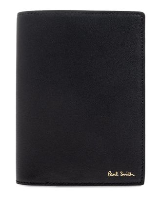 Paul Smith Signature-Stripe wallet - men - Calf Leather - One Size - Black