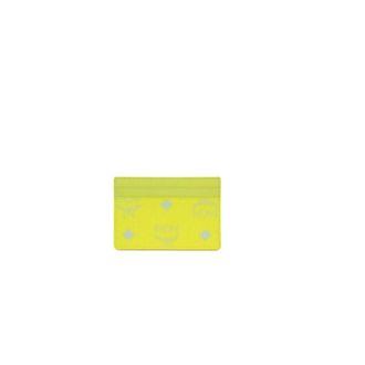 MCM Wallets & Cardholders, female, Yellow, Size: ONE SIZE Neon Yellow Card Holder Spectrum Diamond