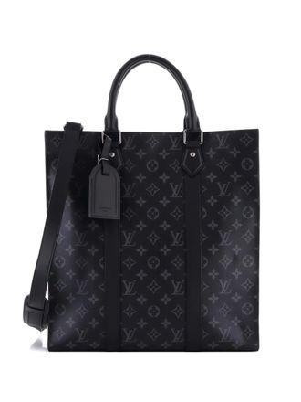 Louis Vuitton Sac Plat Bag Monogram Eclipse Canvas tote bag - Zwart