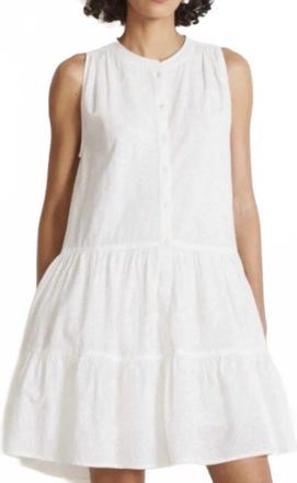 Apiece Apart Almada Shirt Dress In Cream