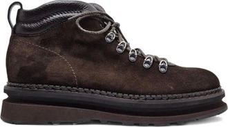BARRETT Suède veterlaarzen - Bruin