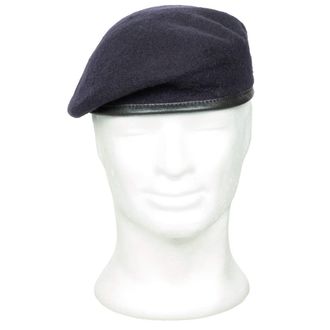 MFH Commando Beret Army Style Beret in Blue, Size 62cm