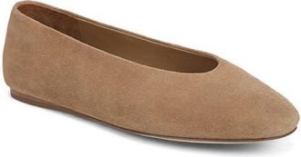 Nordstrom Maddox Ballet Flat in Brown Saddle at Nordstrom, Size 7.5
