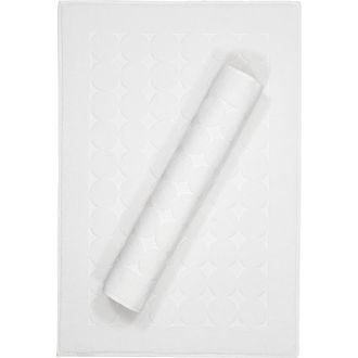 Linum Home Textiles Sinemis Circle Bath Mat - Set of 2 - White at Nordstrom Rack