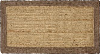 vidaXL Alfombra De &Aacute;rea Gris 100 X 200 Cm Yute Vidaxl