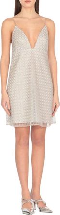 Rotate ROTATE Birger Christensen, Party Dresses, female, Beige, Size: XS Minimalist Draped Midi Dress
