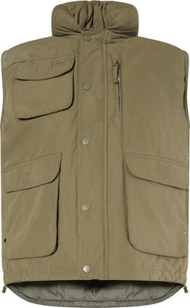 Tuffskull Waistcoat Heren militaire olijf