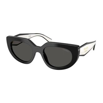 Prada PR D02S Zonnebril - Dames - Accessoires - Zwart - Maat: 53 MM Polyamide