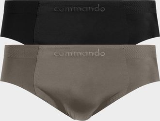 Commando Men & apos;s Ultimate Bonded 2-Pack Micro-Tech Brief Set