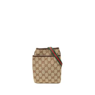 Gucci Pre-owned Gucci GG Canvas Web Crossbody Ladies 2TDRBVFY319I48UQ
