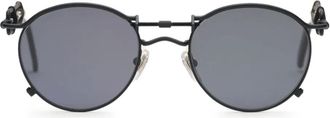 Jean Paul Gaultier Occhiali da sole tondi - Nero