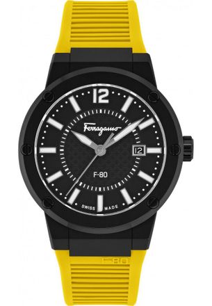 Ferragamo SFHY01522 Mens F-80 Watch - Black - One Size