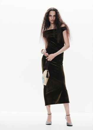 Mango DRESS XVELU oliva - Donna - XXS - MANGO