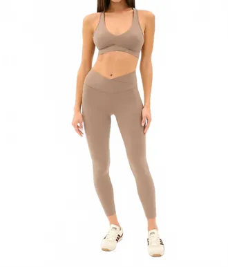 SPLITS59 Mia Rigor Legging In Latte/white