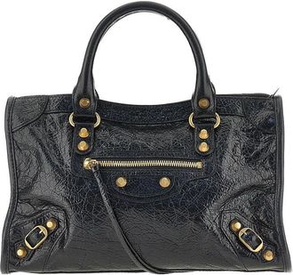 Balenciaga Arena leather small Le City bag Woman One Size