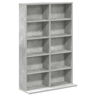 vidaXL Cabinet Para Cds Gris Hormig&oacute;n 65 X 23,5 X 97,5 Cm Vidaxl