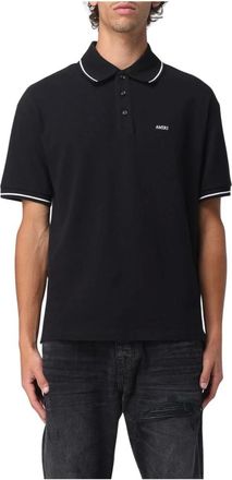 Amiri Tops, Heren, Zwart, S, Polo Shirts