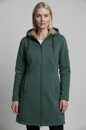 G.I.G.A. DX by killtec Langmantel GW 82 WMN FLC PRK, Damen, Gr. 36, dunkel aquaverde, Obermaterial: 100% Polyester, G.I.G.A. DX BY KILLTEC, M&auml;ntel Langmantel, w&auml;rmend, &Uuml;berg