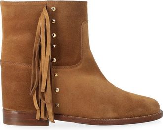 Via Roma 15 Schoenen, Dames, Bruin, 37 EU, Leer, Velour Boot