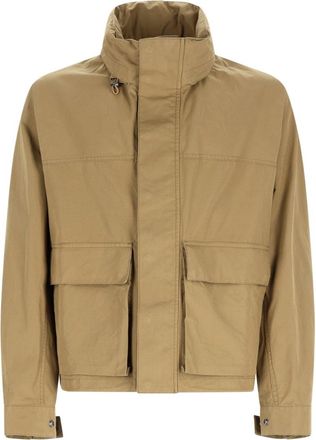 Christophe Lemaire Short Rain Boxy Multi-Pocket Cotton Parka