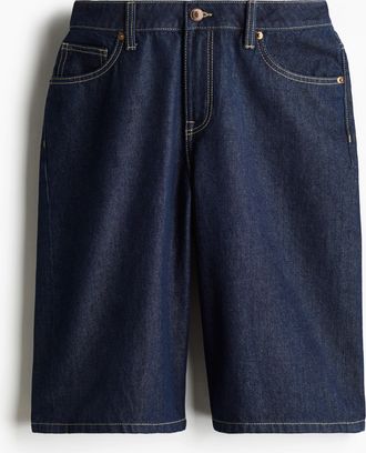 H&M Bermuda-Jeansshorts in Regular Fit - Blue