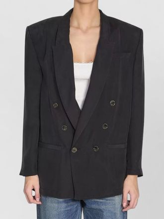 Saint Laurent silk single-breasted blazer