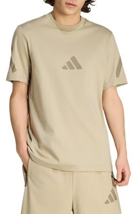 adidas Z.N.E. Cotton UPF 50+ Graphic T-Shirt in Wonder Cargo at Nordstrom, Size X-Large R
