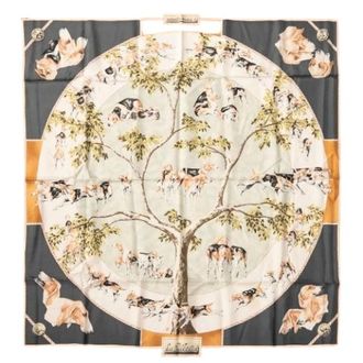 Herm&egrave;s Foulard in seta Pre-owned LE Poitevin - - Pre-owned - Donna - Multicolore - ONE SIZE