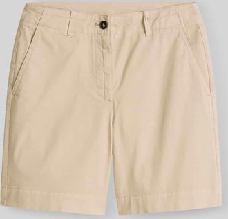 Marc O'Polo Regular Fit Chinoshorts aus Baumwoll-Mix in Sand, Gr&ouml;&szlig;e 36