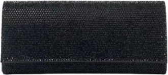 Twentyfourhaitch Tassen, Dames, Zwart, ONE Size, Polyester, French 75 Clutch