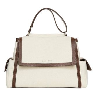 Orciani Sveva Medium Bag - female - Orciani - Handbags - Beige - ONE SIZE - Bags