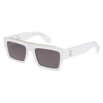 K&agrave;dor Sunglasses, unisex, White, Size: 55 MM Bandit 2 Special