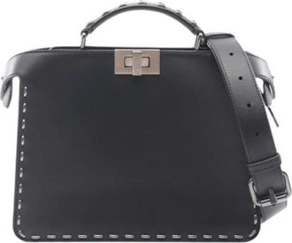 Fendi Pre-owned Vintage Handtas - Dames - Vintage Handtas - Zwart - ONE Size - Leer - Vintage
