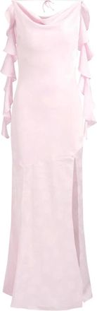 Rotate Rotate Birger Christensen, Kleedjes, Dames, Roze, S, Polyester, Waterfall Dress